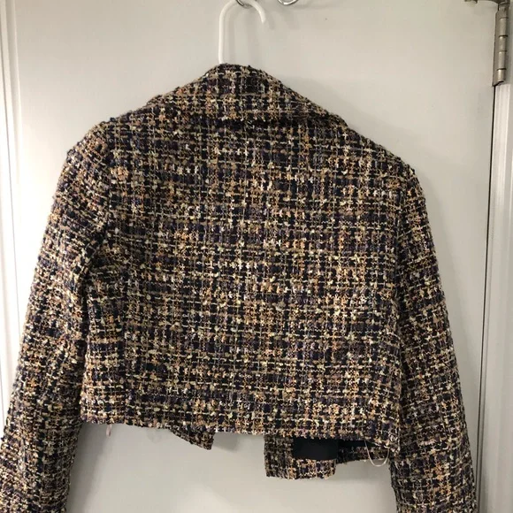 Gal Meets Glam Multicolor Tweed Coat - Picture 5 of 8